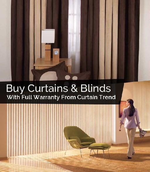Buy Curtains & Blinds With Full Warranty From Curtain Trend