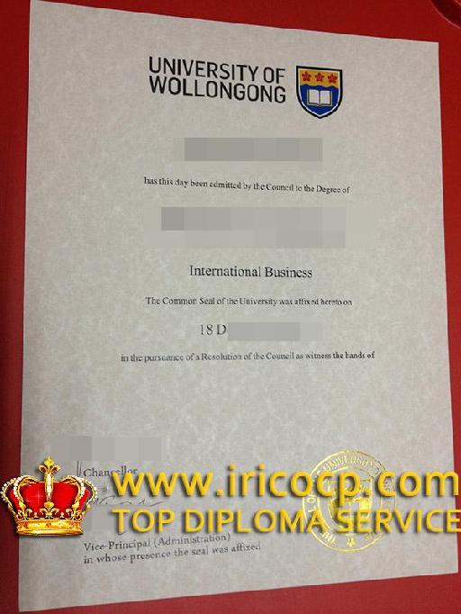 University of Wollongong(UOW) degree, buy fake UOW certificate.