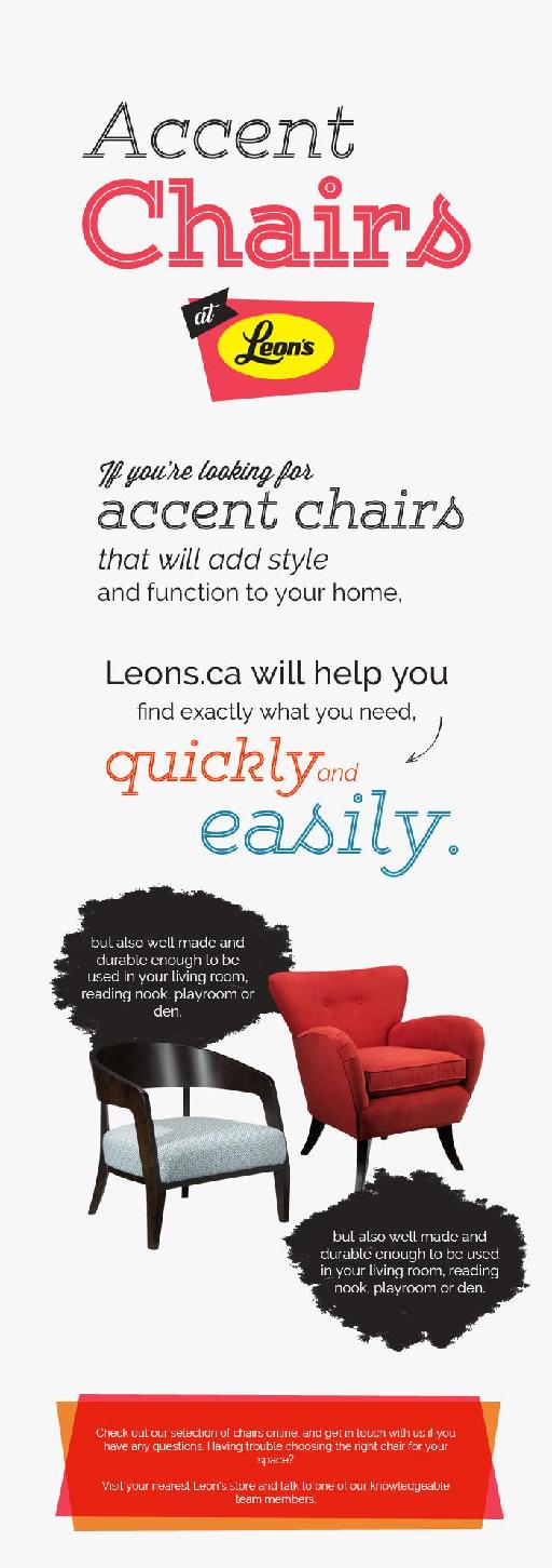 Find Quality Accent Chairs at Leon's