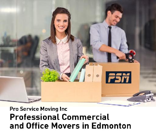 Pro Services Moving Inc - Professional Commercial and Office Movers in Edmonton
