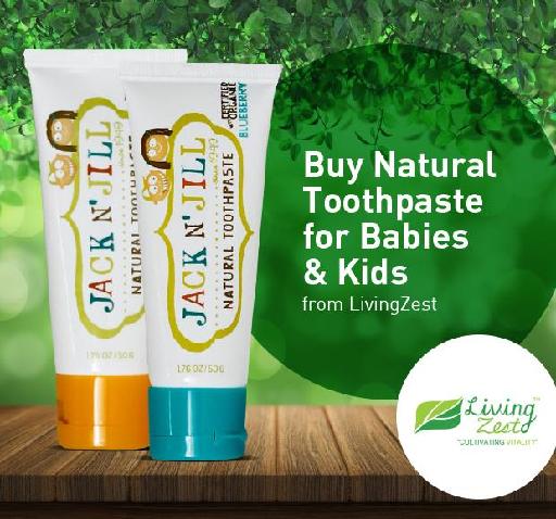 Buy Natural Toothpaste for Babies & Kids from LivingZest