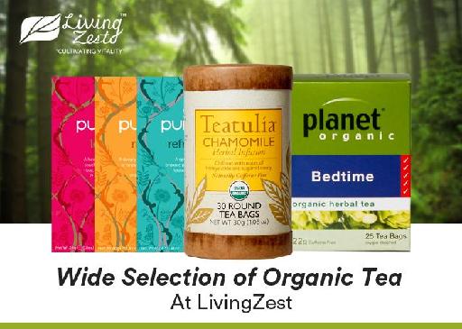 Wide Selection of Organic Tea At LivingZest