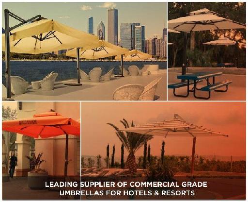 Leading Supplier of Commercial Grade Umbrellas for Hotels
