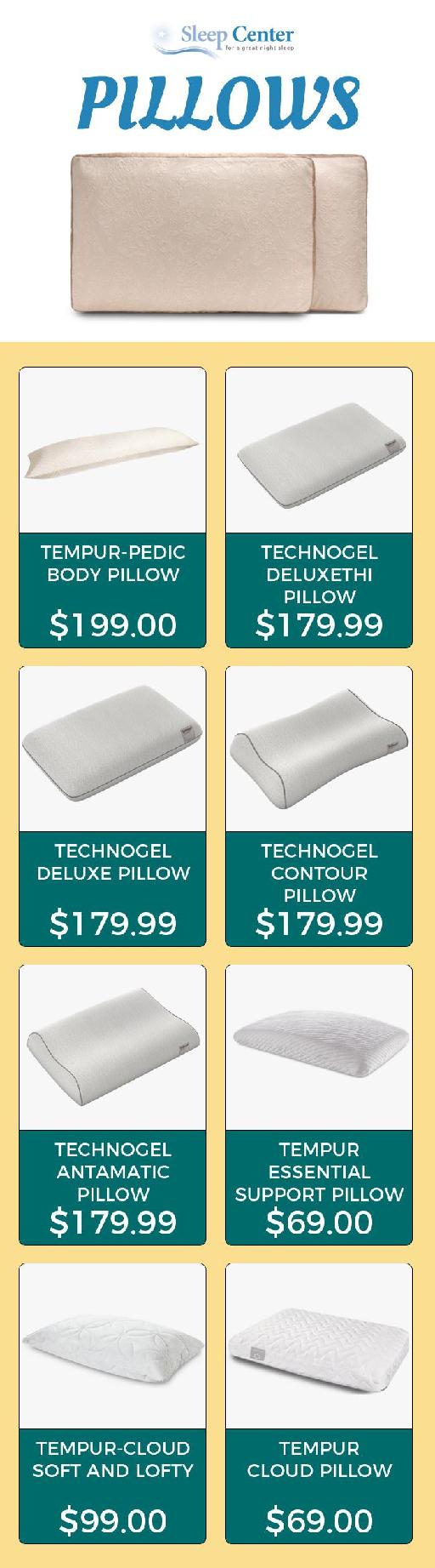 Shop Brand New Bed Pillows Online at Best Prices