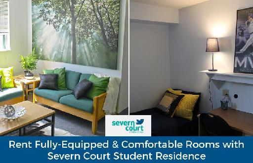 Rent Fully-Equipped & Comfortable Rooms with Severn Court
