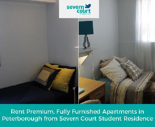 Rent Premium, Fully Furnished Apartments in Peterborough from Severn Court Student Residence