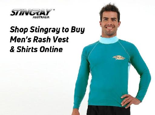 Shop Stingray to Buy Men's Rash Vest & Shirts Online