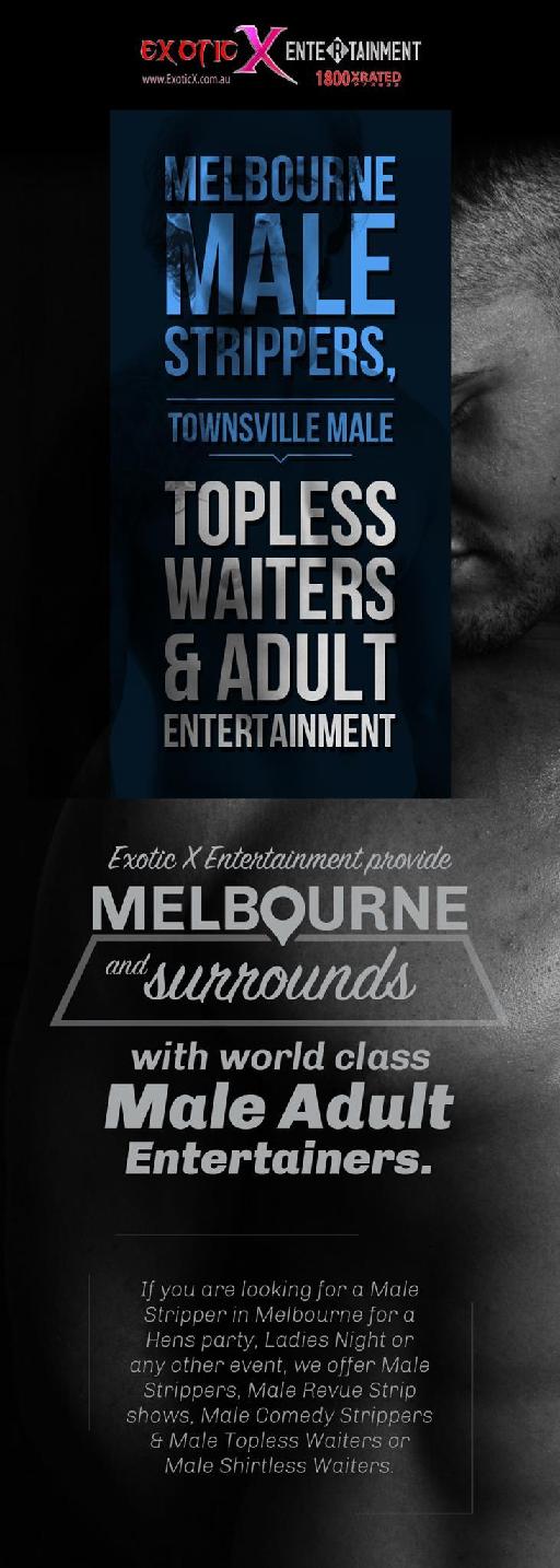 Hire Premium Male Strippers in Melbourne from Exotic X Entertainment