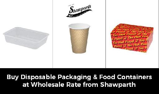 Buy Disposable Packaging & Food Containers at Wholesale Rate from Shawparth