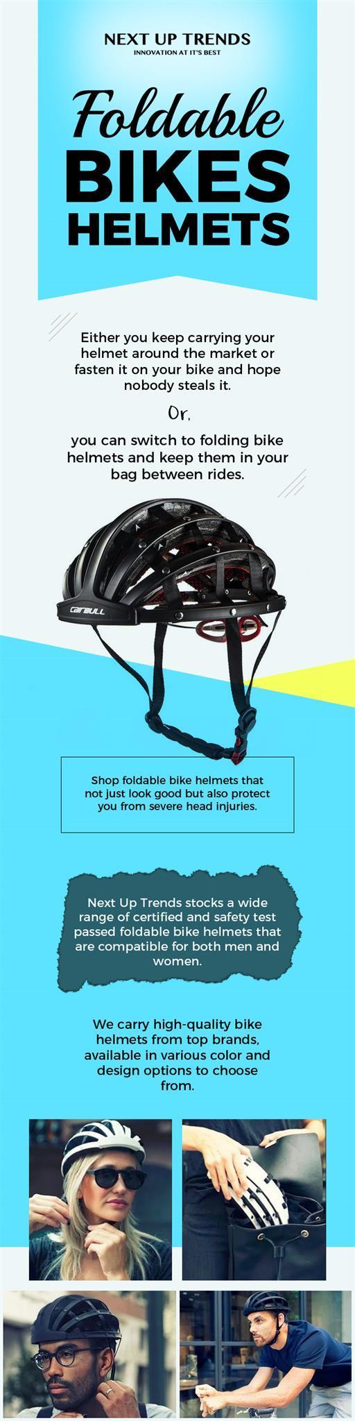 Buy Next Gen Folding Bike Helmets from Next Up Trends