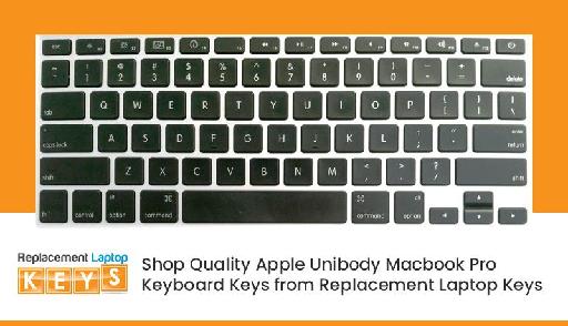 Shop Quality Apple Unibody Macbook Pro Keyboard Keys from Replacement Laptop Keys