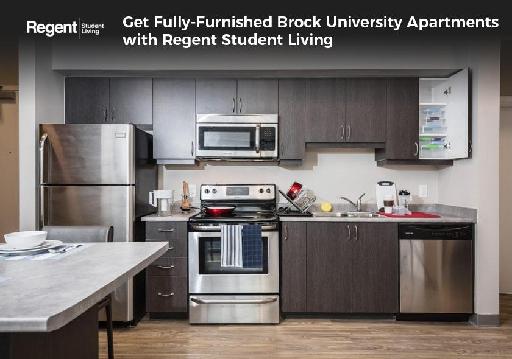 Get Fully-Furnished Brock University Apartments