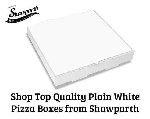 Shop Top Quality Plain White Pizza Boxes from Shawparth