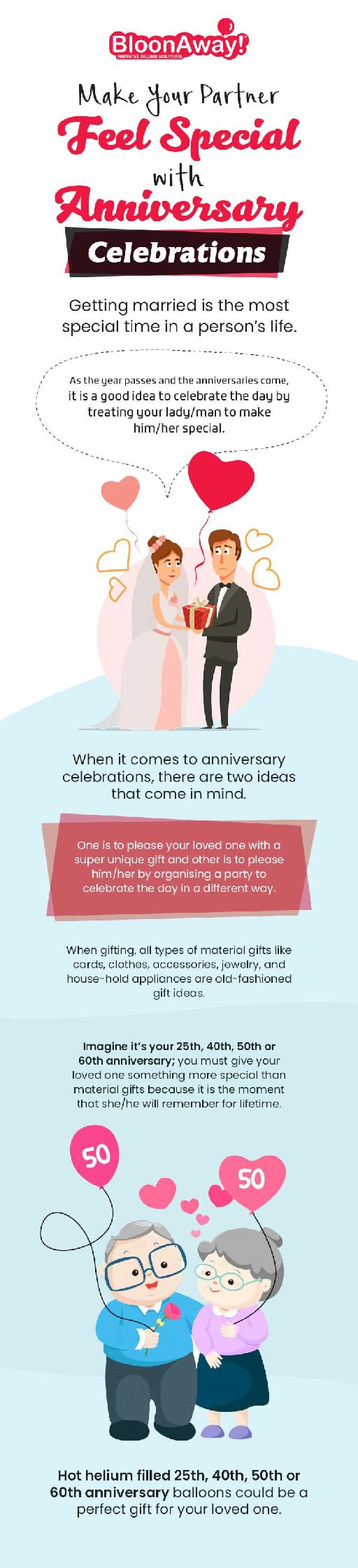Make Your Partner Feel Special with Anniversary Celebrations