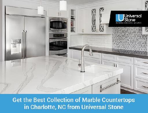 Get the Best Collection of Marble Countertops in Charlotte, NC from Universal Stone