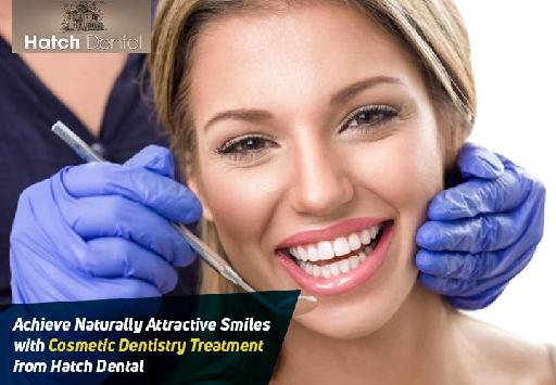 Achieve Naturally Attractive Smiles with Cosmetic Dentistry Treatment from Hatch Dental