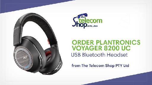 Order Plantronics Voyager 8200 UC USB Bluetooth Headset from The Telecom Shop PTY Ltd
